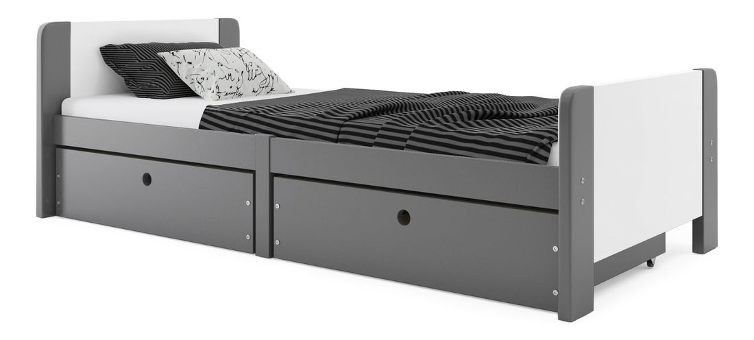 Jednolôžková posteľ 80 cm Aria (grafit)