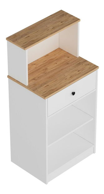 Komoda Mokka (biela + borovica atlantická) 