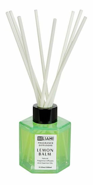 Sviečka zo sójového vosku a difuzér s tyčinkami s vôňou medovky Tudor (zelená) 