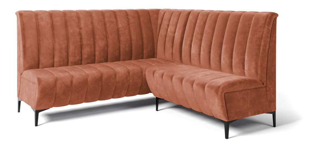 Kuhinjska kutna klupa Romero 130x170 (ružičasta) (D)