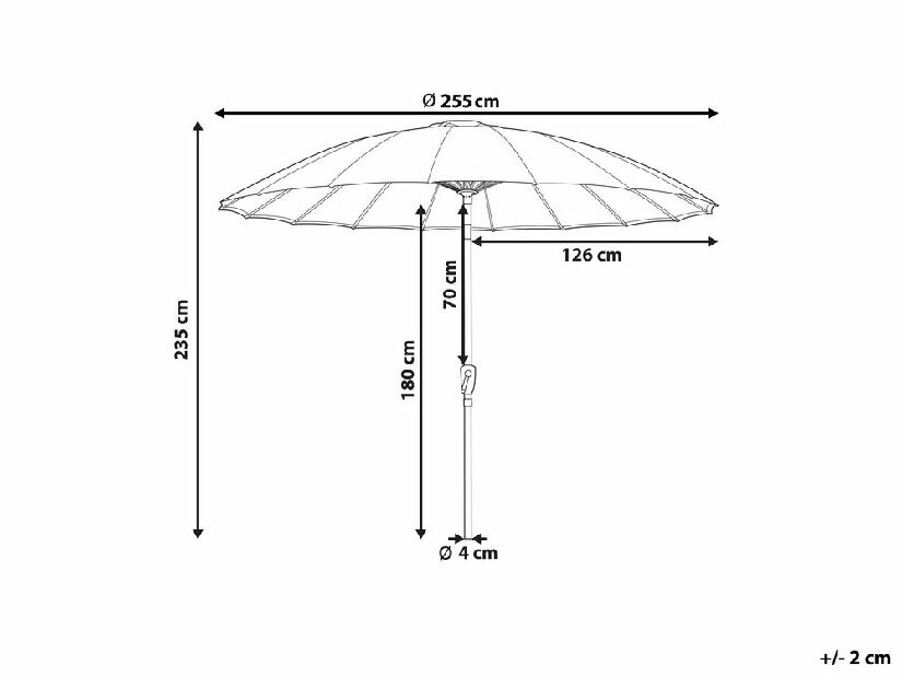 Umbrelă Birma (verde)