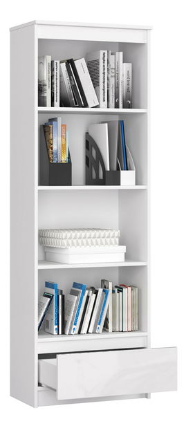 Regál Radha (fehér + magasfényű fehér)