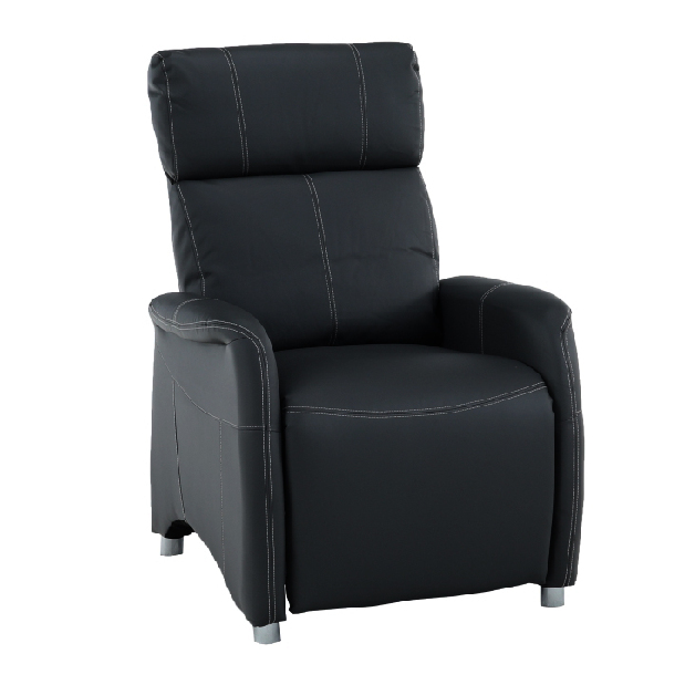 Fotoliu pentru relax Francesco CH 113100 piele PU Negru