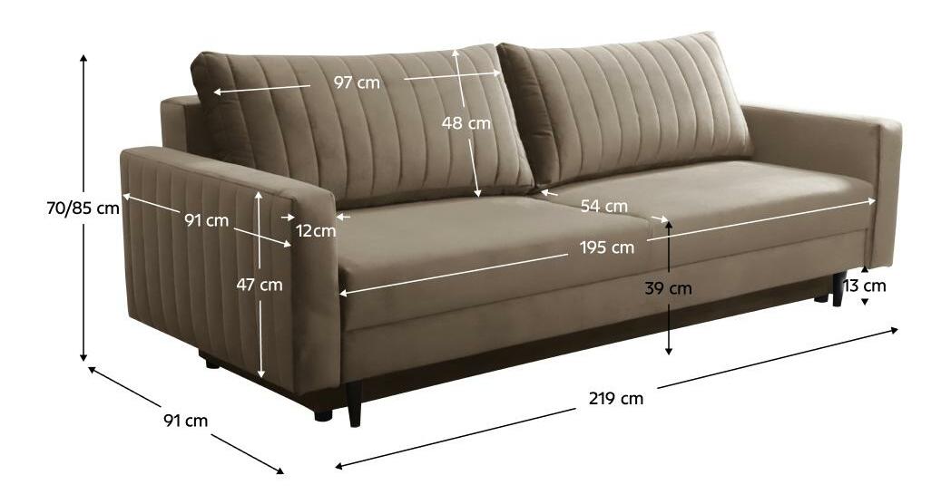 Canapea Paleo (gri bej)