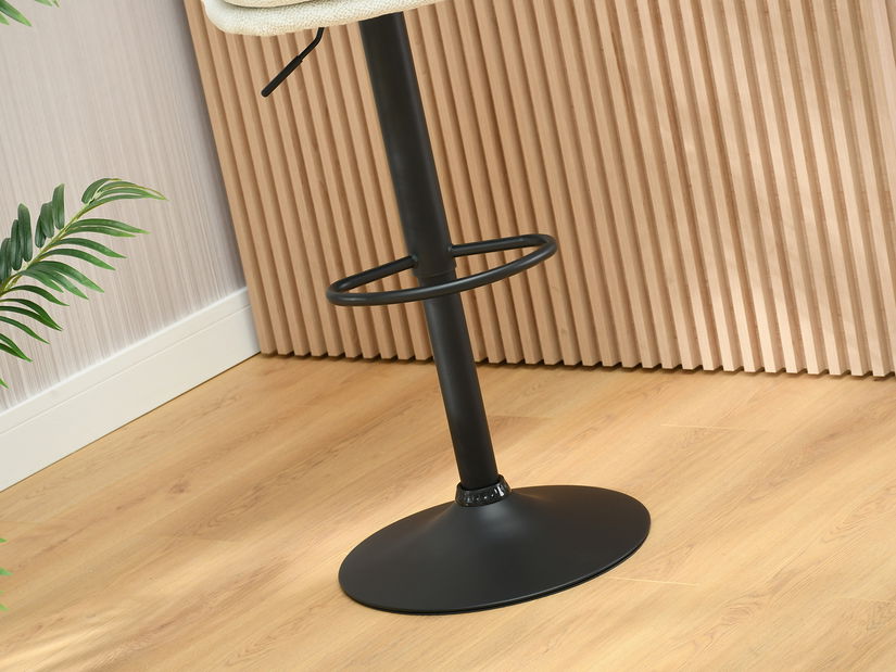 Barová stolička Ravelianto (krémová + čierna)