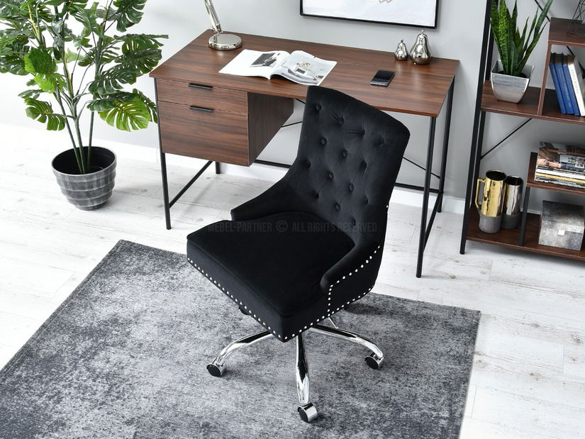 Stolička Sonia (čierna + chrómová)