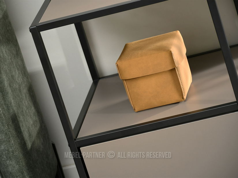 Noptieră Subsidios (bej + negru)