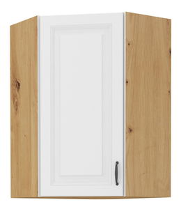 Rohová hornákuchynská Ormarić Sheila 58 x 58 GN 90 1F (hrast artisan + bijela )