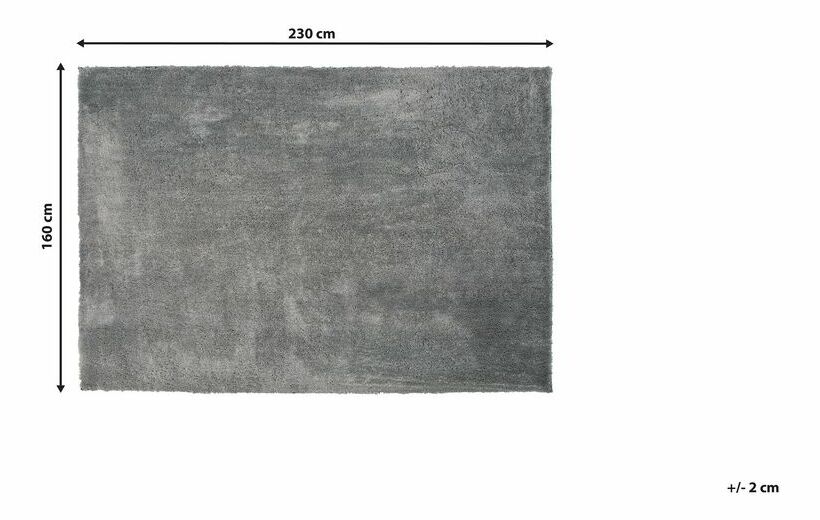 Koberec 230 cm Emeralda (svetlosivá)