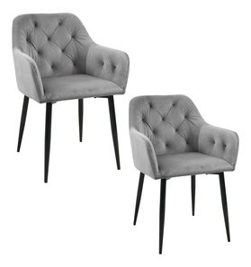 Set od 2 blagovaonske stolice Satya (siva)