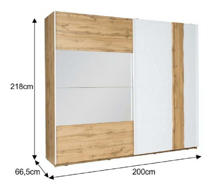 Šatníková skriňa Valora 200