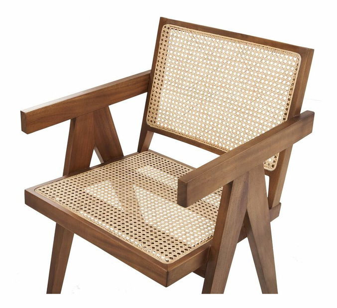 Jedálenská stolička Willow (prírodná + hnedá) 