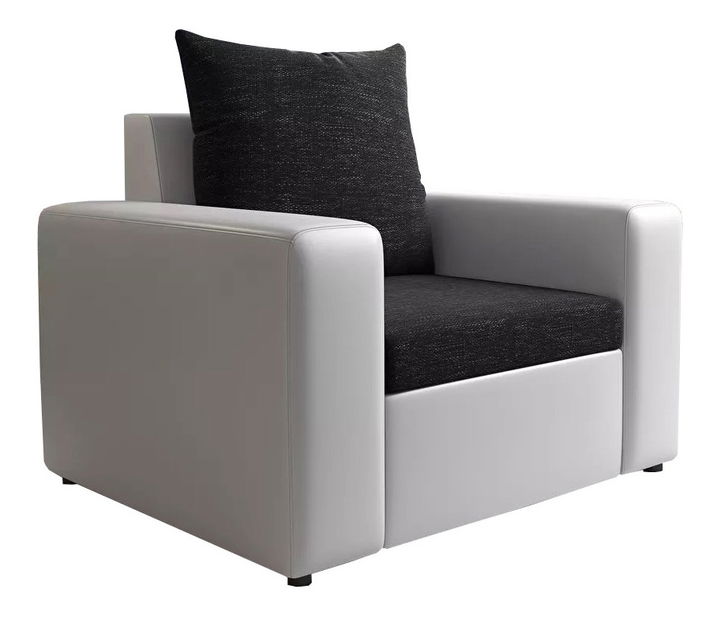 Kreslo Monarda (čierna + biela)