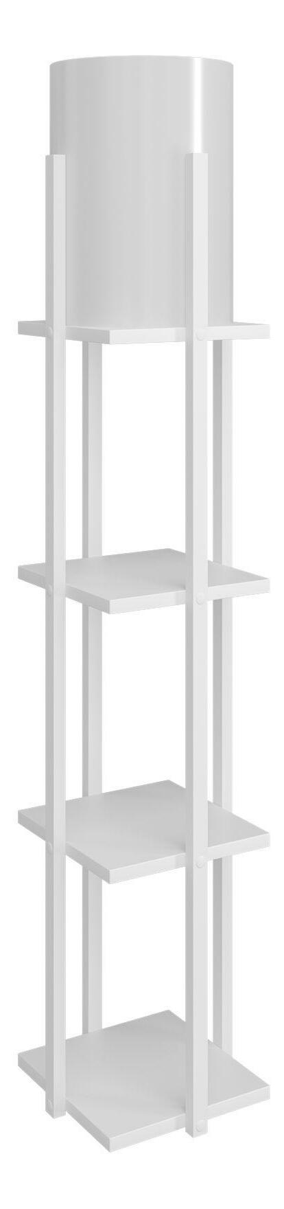 Stojanová lampa s policami Narakotta 1 (biela)