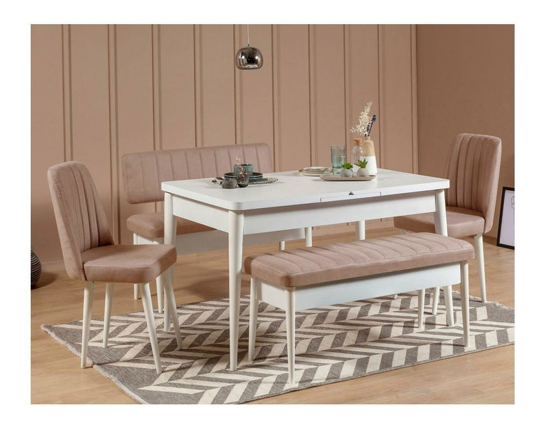 Pad Vanessa (fehér + kő)