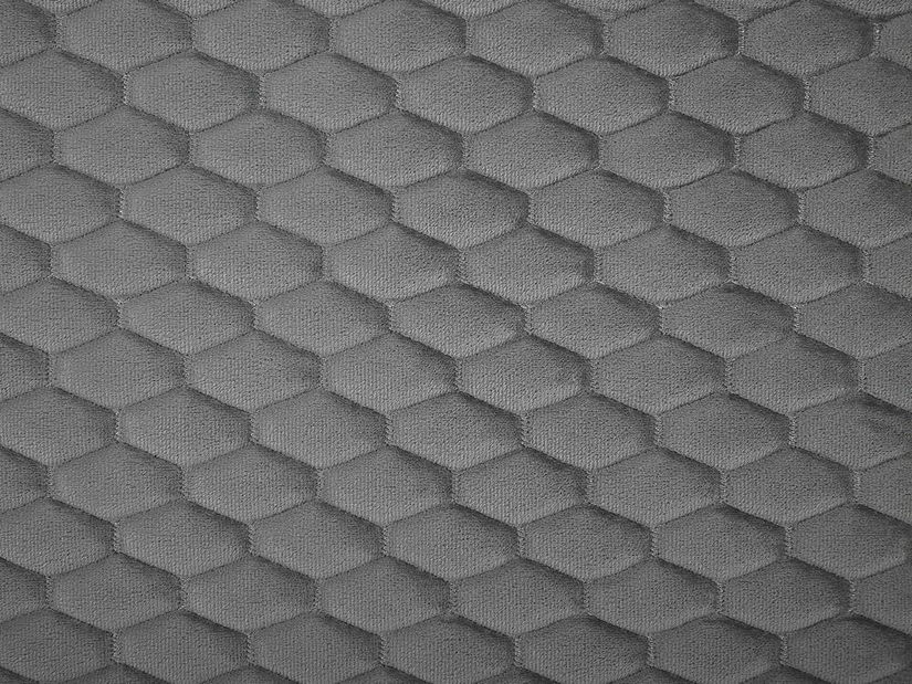 Pat matrimonial 160 cm BARON (cu somieră) (gri)