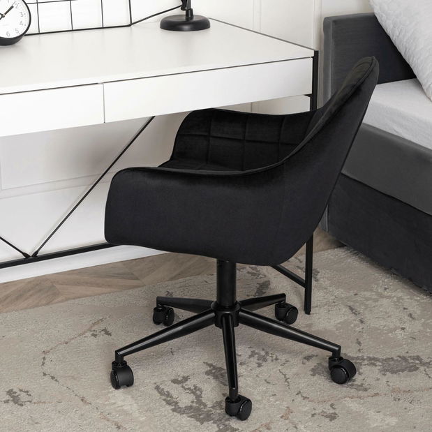 Kancelárske kreslo Levanto (čierna) 