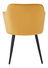 Dizajnerska fotelja Fedro (žuta)