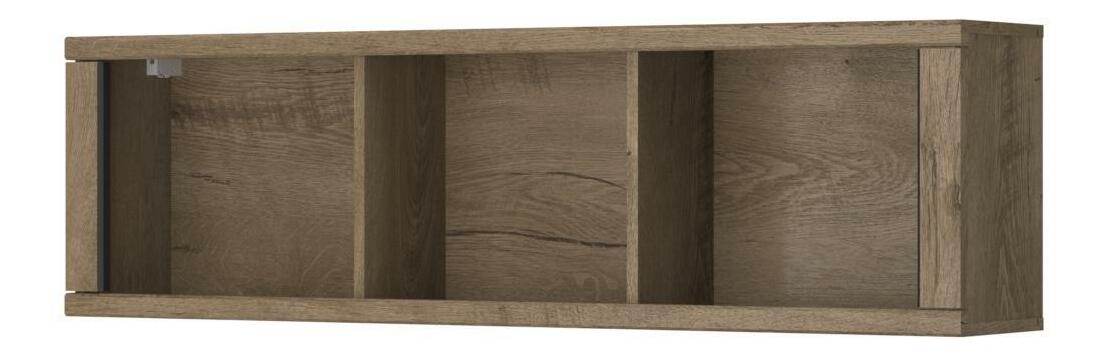 Függesztett polc Clinecas (lefkas tölgy)