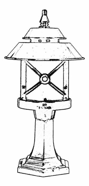 Kültéri fali lámpa Brynn (fekete + fehér)