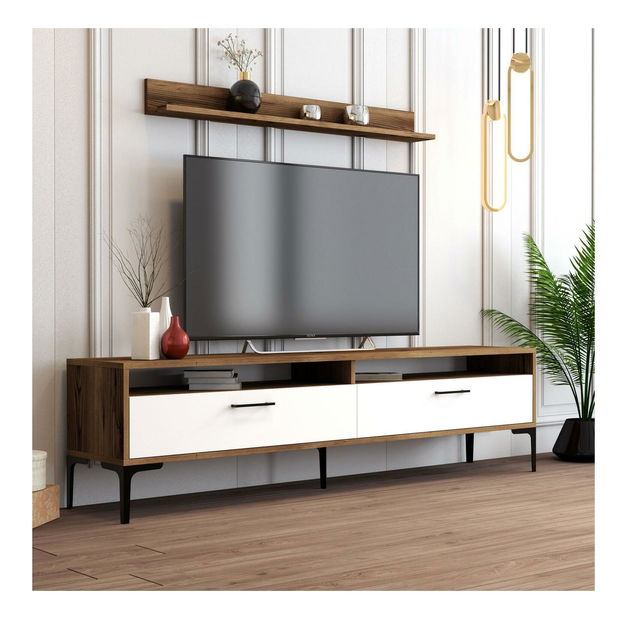 Mobilier living Irma (Alb + Nuc)
