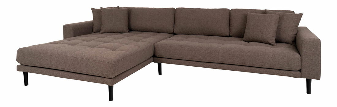 Rohová sedacia súprava (L) Lvaveriaora (hnedá)