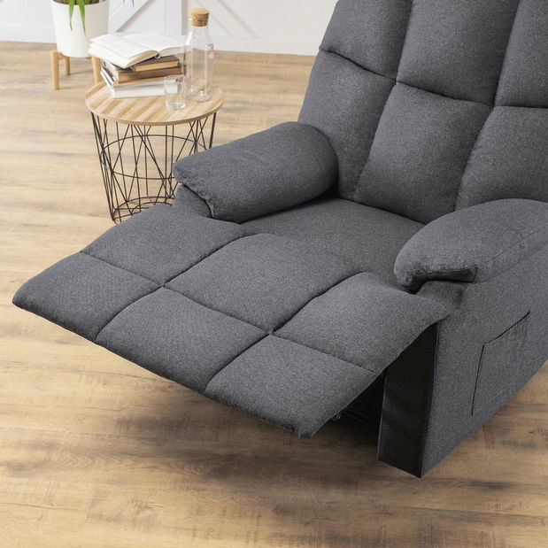 Podesiva fotelja Repraducida (siva) 