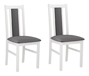 Set de 2 scaune de sufragerie Daria XIV (alb + Kronos 22) *resiligat