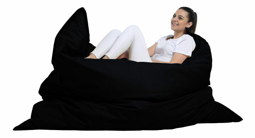 Fotoliu puf Gladiator (Negru)