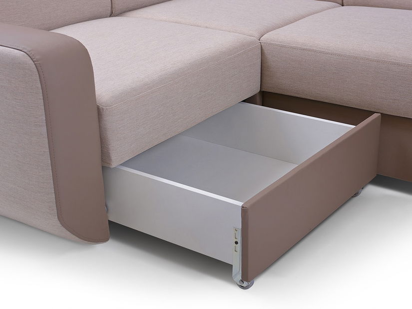 Colțar Istar U (Maro + Bej) (S)