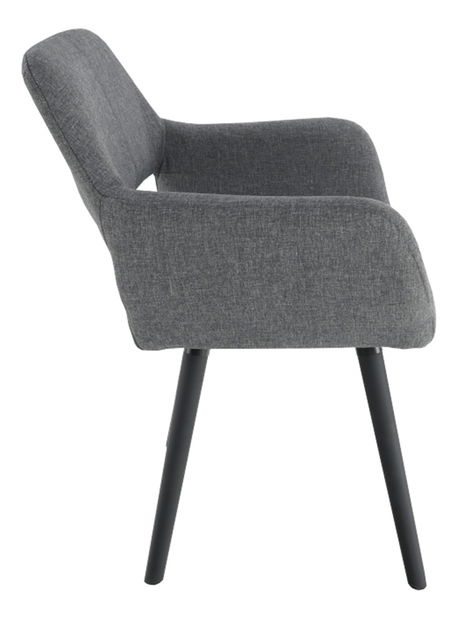 Jedálenská stolička Glorian (tmavosivá)