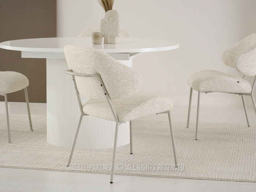 Stolička Estrida K (krémová + sivá)