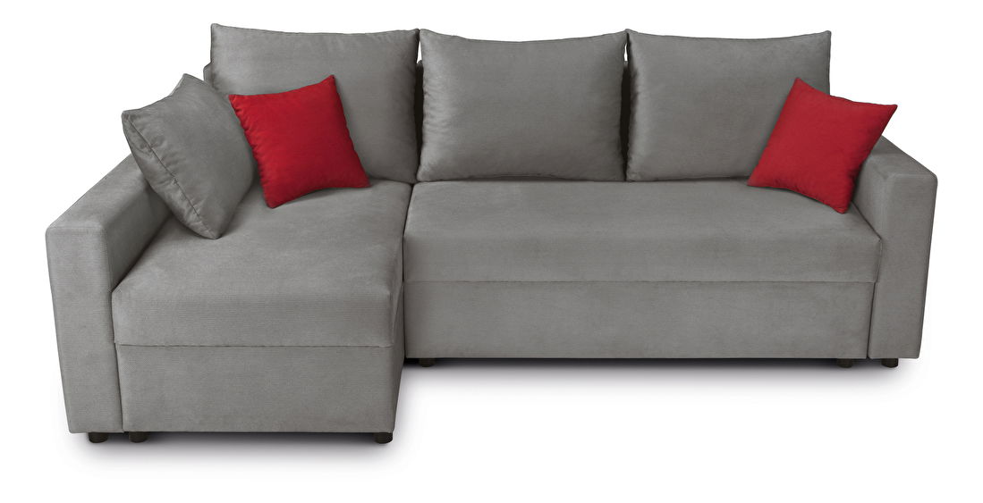 Rohová sedačka BRW Przemek II Lux 3DL.RECMU (sivá) (L)