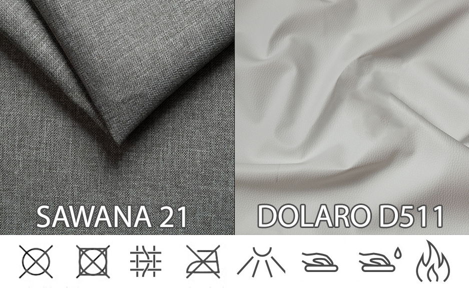 Pohovka trojsedačka Lavenda (sivá + biela)