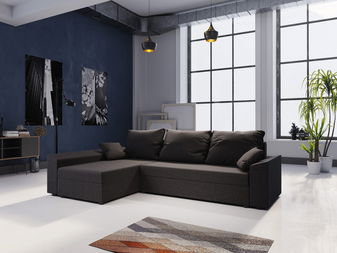 Kutna garnitura Paragon L (tamnosiva) (L)