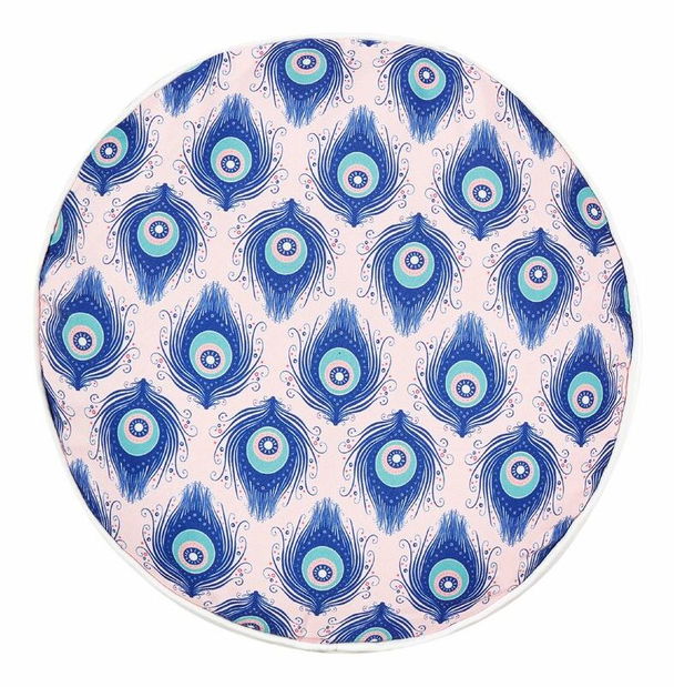 Set 2 ukrasna jastuka ⌀ 40 cm Cerina (plava)