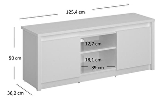 Masă TV/Dulap Ethan (alb)