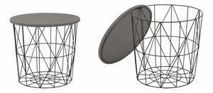 Stolić za kavu Lata (crna + siva) 