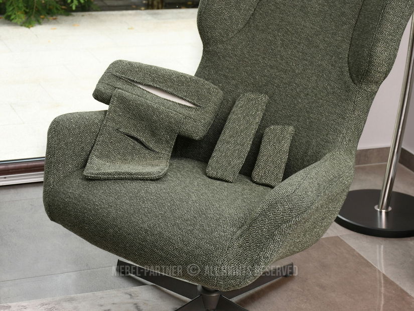 Fotel Irma (zöld + grafit)