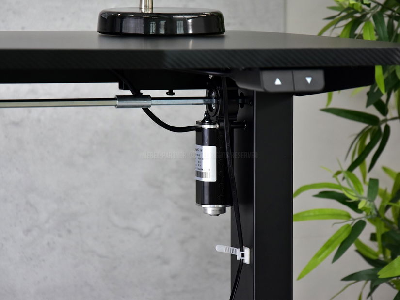 PC stolík Wilhelm (čierna)