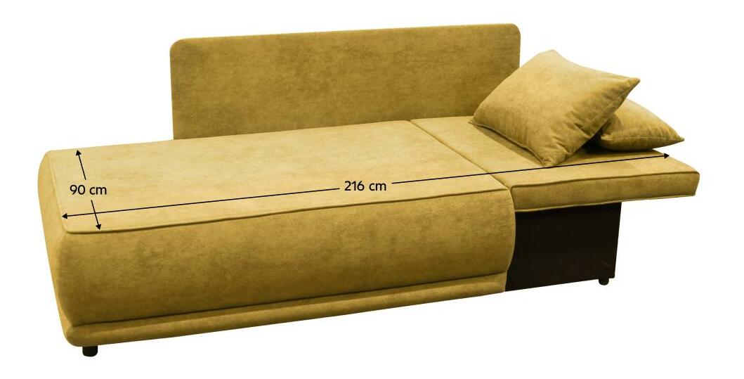 Canapea Lestat (muștar) (D)