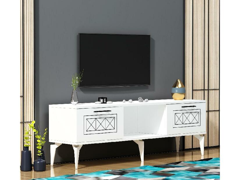 TV asztal/szekrény Lademe 2 (fehér) 