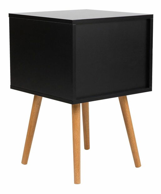 Éjjeliszekrény Alberta (fekete)