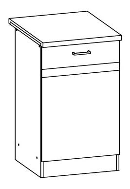 Dulap inferior de bucătărie Estell EZ13 D50