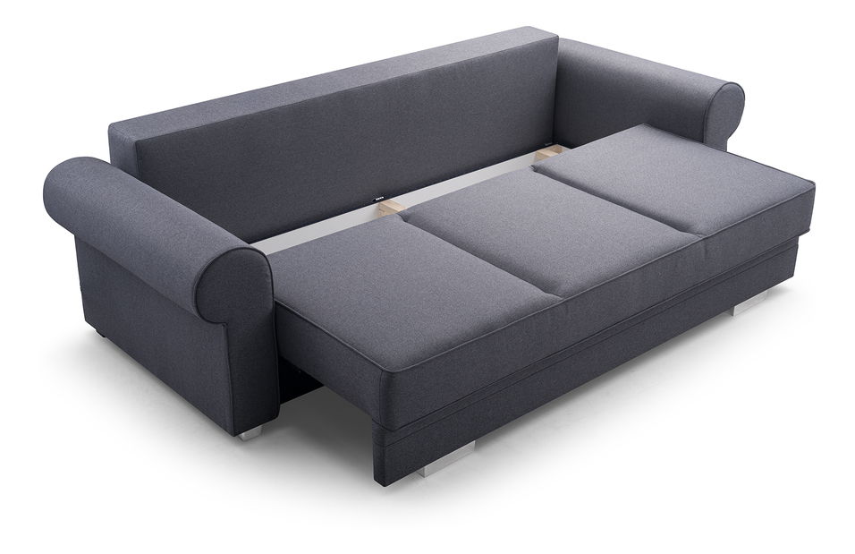 Canapea trei locuri Bremo (Gri închis)