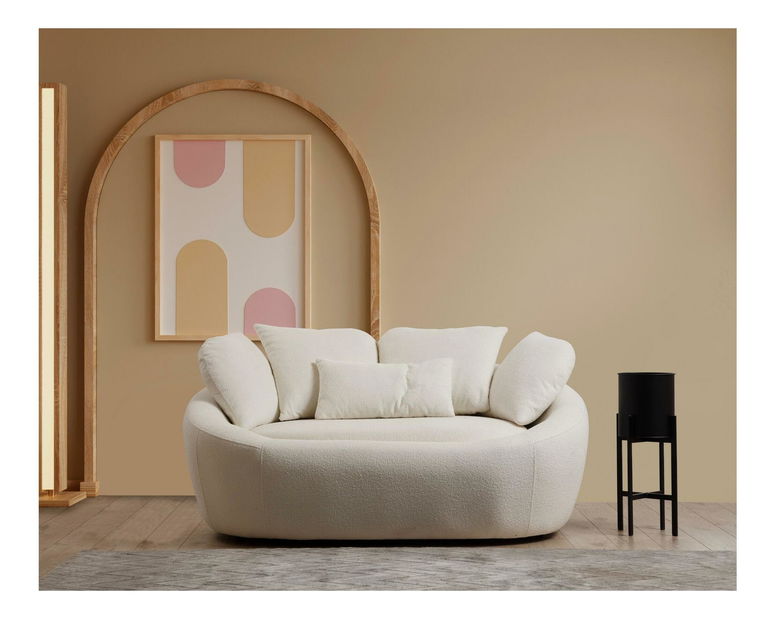 Canapea două locuri Midylano (Crem)