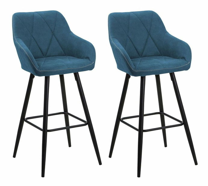Set 2ks. barových stoličiek Dakien (morská)