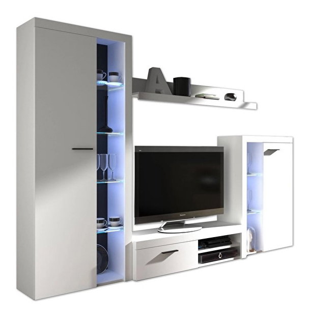 Mobilier living Rudby (Alb) (fără iluminat)