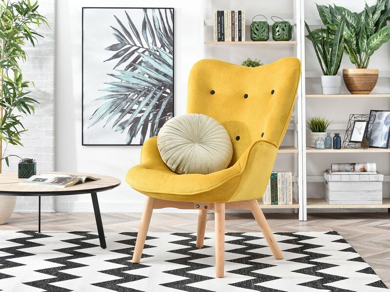 Fotoliu Nutri (galben + negru)