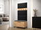 Mobilier hol Futura III (stejar craft + negru)